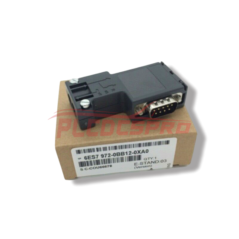 Alternative view of Siemens 6ES7972-0BB12-0XA0 PROFIBUS DP Connector Plug
